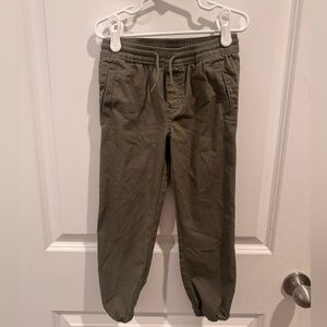 Old Navy Olive Drawstring Waist Cargo Joggers